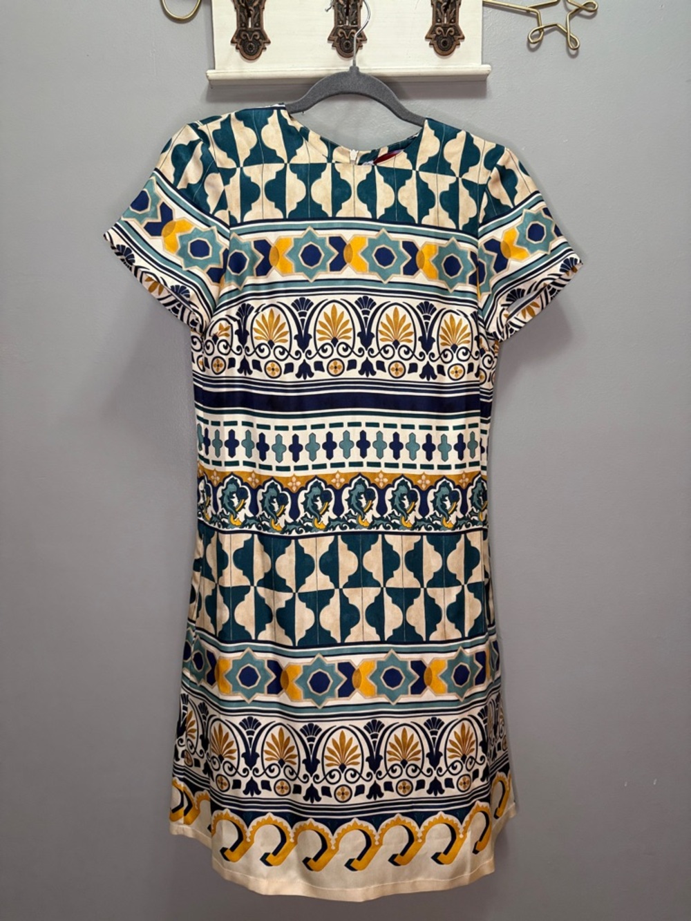 NWT La DoubleJ Mini Swing Dress in the Casareale print XXS - Picture 4 of 8